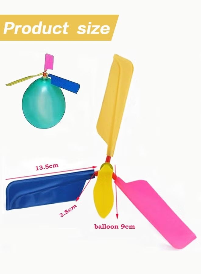 واي جيه الأطفال لعبة البالون المروحية (4 حزمة) يوم هدية عيد ميلاد المفضلة! لعب الطائر للفتيان والفتيات -لعب رياضي في الهواء الطلق ل 7 8 9 10 سنة - Image 2