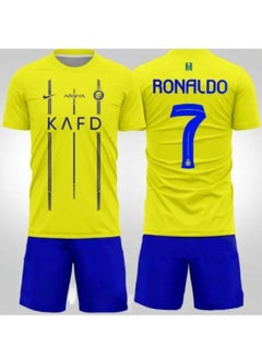 Generic 23-24 Saudi League Soccer Jersey, No. 7 Ronaldo Jersey, Jersey and Shorts Set, Suitable for Children and Adults  - Image 2