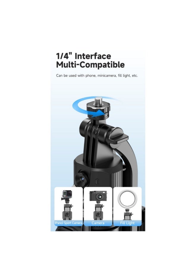 ACLIX AI Smart Tracking Gimbal Quadrapod – Gesture Control, 1635mm Extendable Selfie Stick Stand with Bluetooth Remote - Image 2