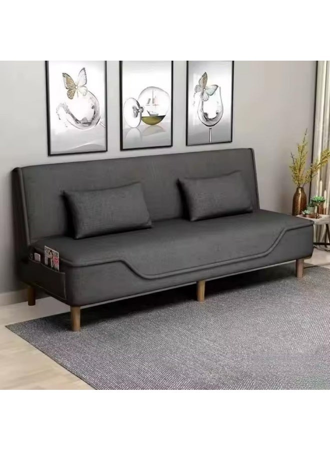 Zayn comforts Minimal Wood Frame Folding Sleeper Sofa Bed - Image 1
