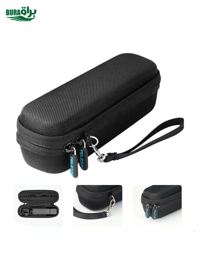 BURAQ For DJI Osmo Pocket 3 Camera TELESIN Portable Carrying Bag Storage Case(Black)  - Image 1