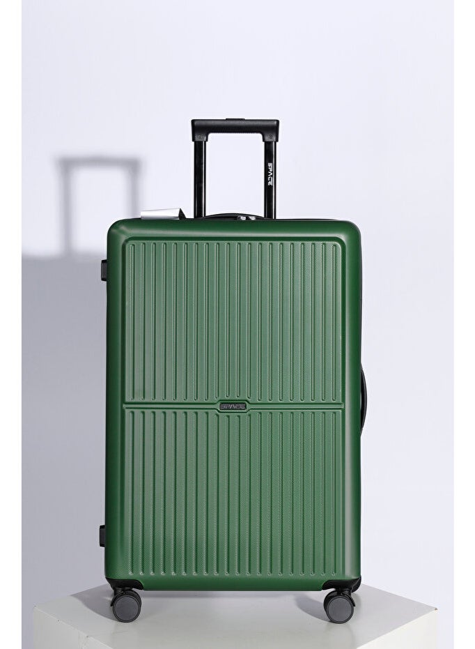 Space Luggage Set, ABS Material including Carry On Cabin Sizes, 20/24/28 Inches, Green - Image 4