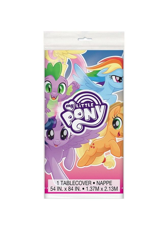 Unique Industries My Little Pony Rectangular Plastic Table Cover 54" X 84" 1 Pc - Image 4