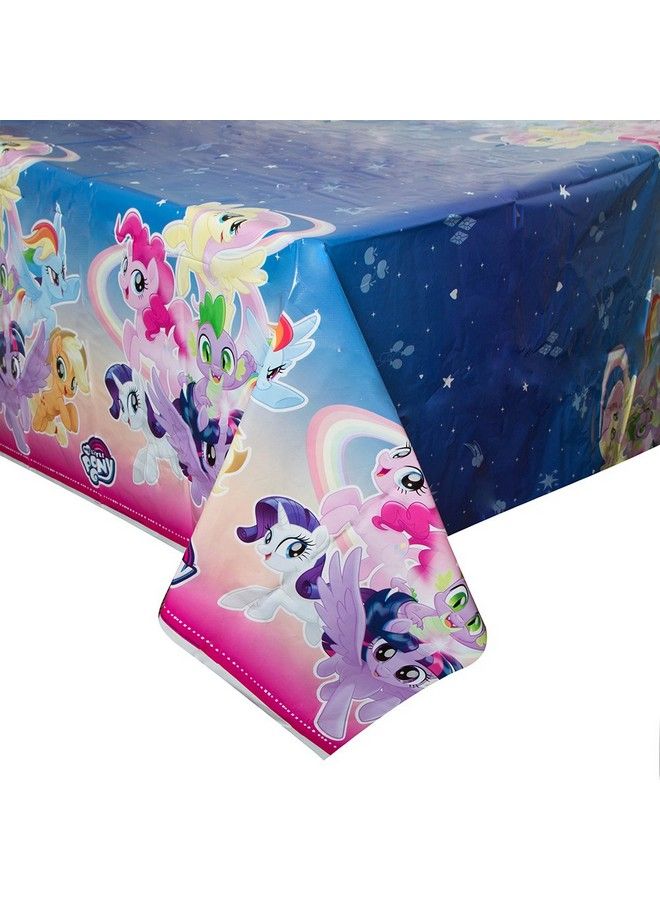 Unique Industries My Little Pony Rectangular Plastic Table Cover 54" X 84" 1 Pc - Image 2