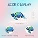 MAVLENT 3D Printed Turtle Animals Toys 4PCS Flexible Fidget Toys for Adults Home Office Decor Stocking Stuffers Bulk Birthday Party Halloween - Image 4