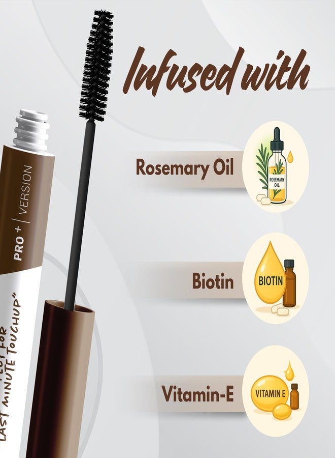 SLICKUP Hair Touch Up Stick-Brown 12 ml, Grey & White Hair Coverage Color Stick, Hair Mascara, Beard & Root Touch Up, Infused with Rosemary Oil, Biotin & Vitamin-E - Image 4