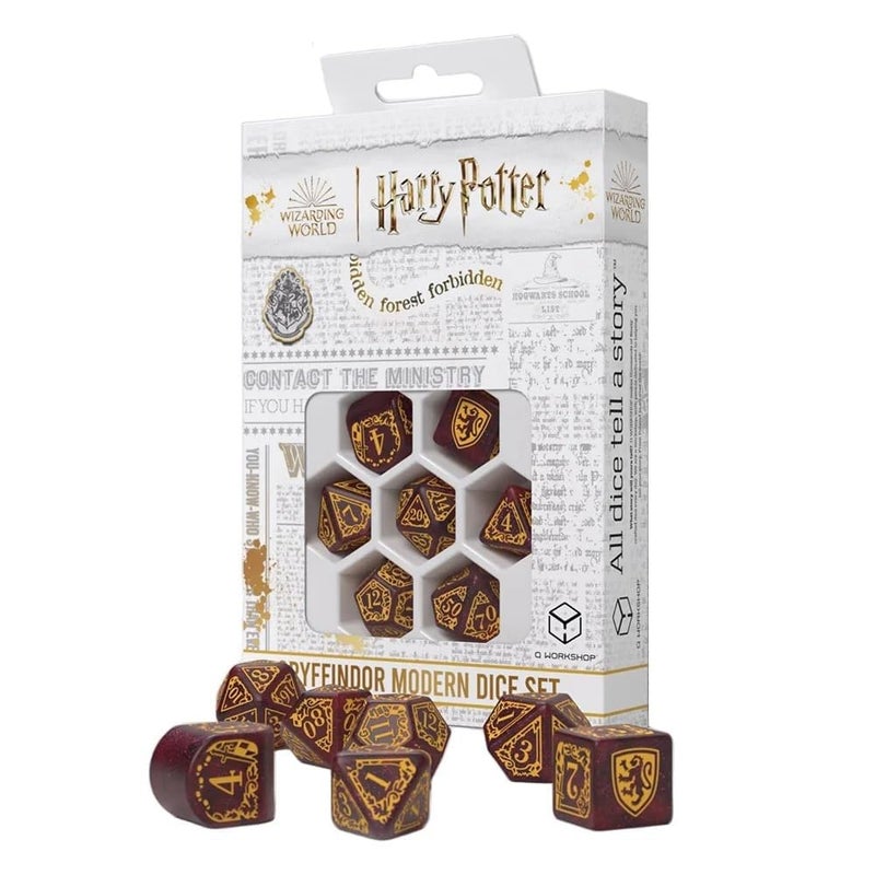 Q WORKSHOP Harry Potter Gryffindor Modern Dice Red - Image 2