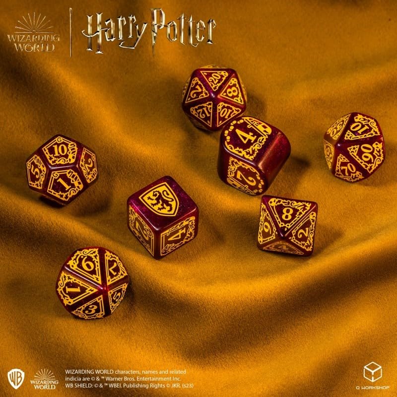Q WORKSHOP Harry Potter Gryffindor Modern Dice Red - Image 4