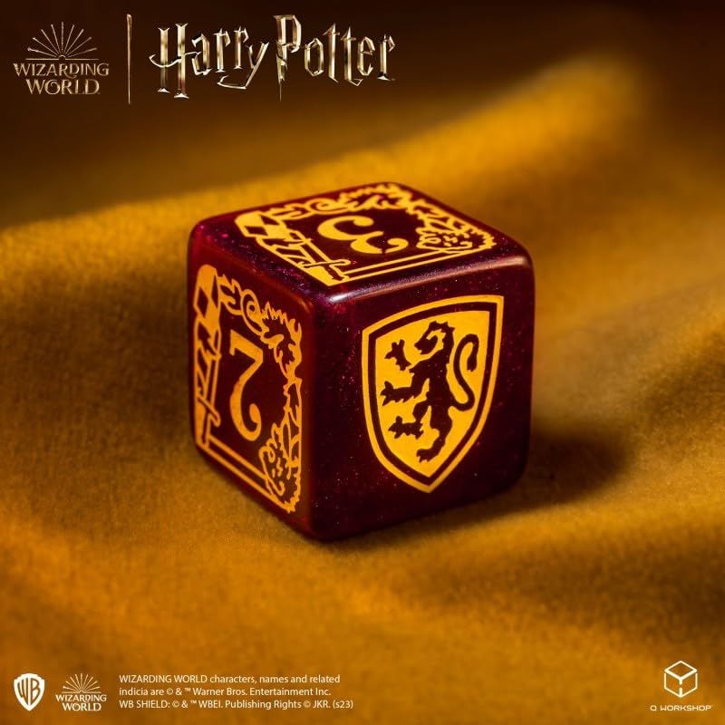 Q WORKSHOP Harry Potter Gryffindor Modern Dice Red - Image 5