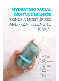 the purest solutions The Purest Solutions Hydrating Gentle Facial Cleanser (0.5% Hyaluronic Acid & 0.5% Sodium PCA Ceramide) - Exfoliating Salicylic Acid Cleanser for All Skin Types - Vegan | Cruelty Free (6.76 fl. oz)  - Image 3