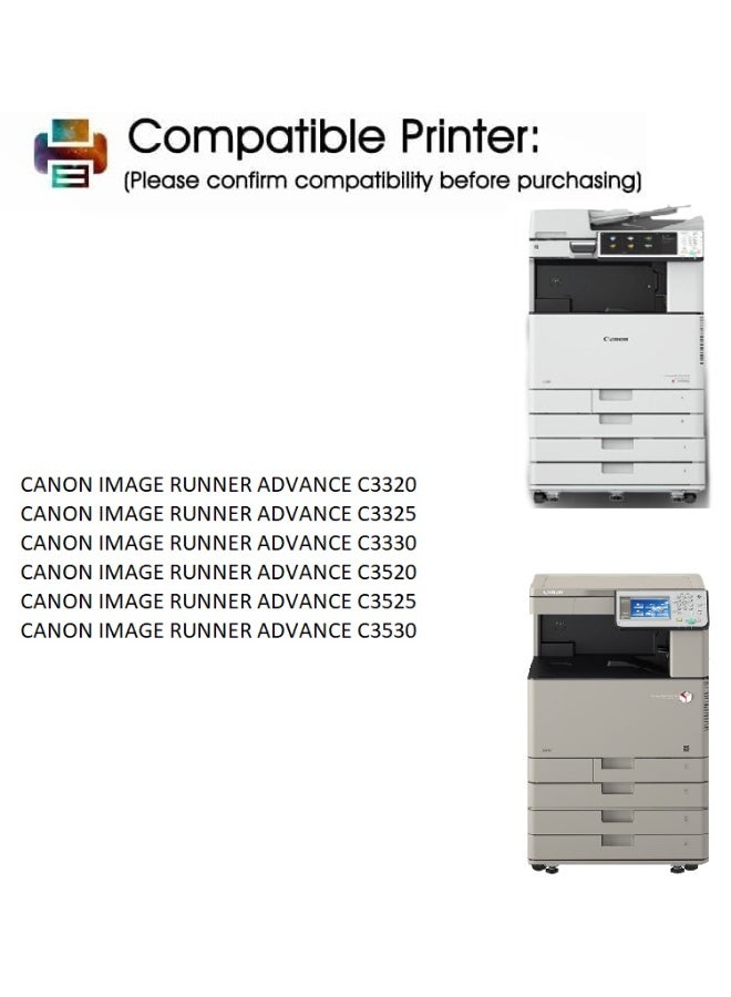 خراطيش حبر بديلة C-EXV 49 ماجنتا لطابعات كانون IR ADV C3320، IR ADV C3325، IR ADV C3330، IR ADV C3520، IR ADV C3525، IR ADV C3530 (ماجنتا) - Image 5