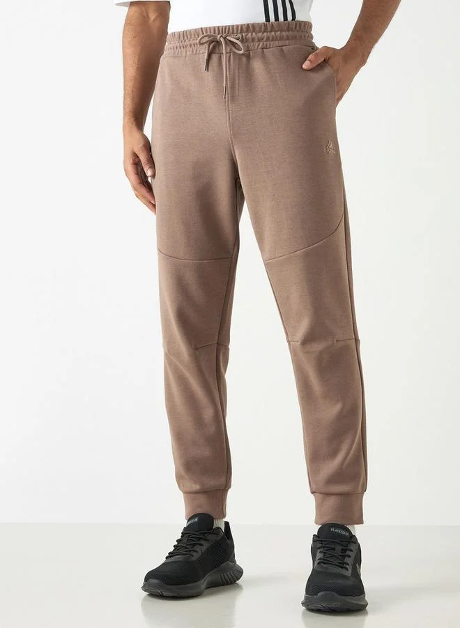 Kappa Logo Detail Joggers with Drawstring Closure