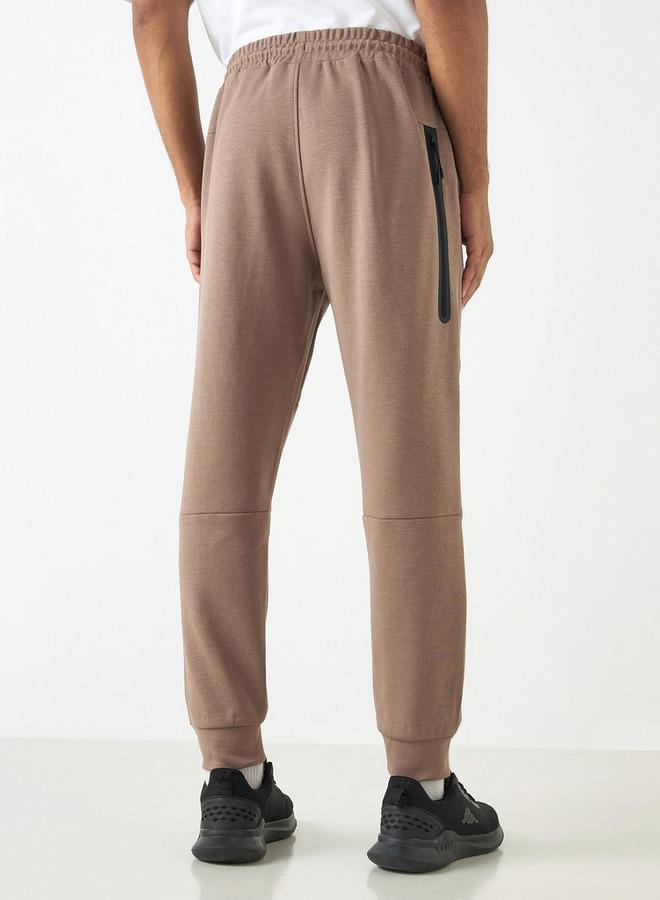 Kappa Logo Detail Joggers with Drawstring Closure - Image 3