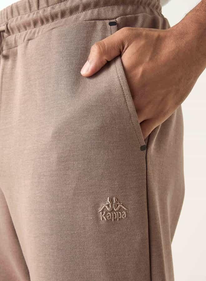 Kappa Logo Detail Joggers with Drawstring Closure - Image 4