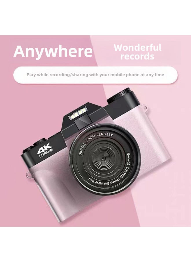 Generic High Definition Digital Slr Camera For Home Travel Use Video Capability Entry Level Mirrorless Camera For Students-Body Color:Orange  - Image 3