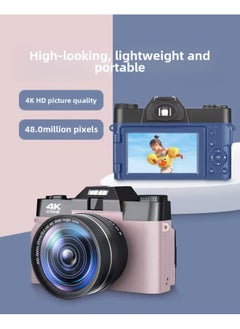Generic High Definition Digital Slr Camera For Home Travel Use Video Capability Entry Level Mirrorless Camera For Students-Body Color:Orange  - Image 4