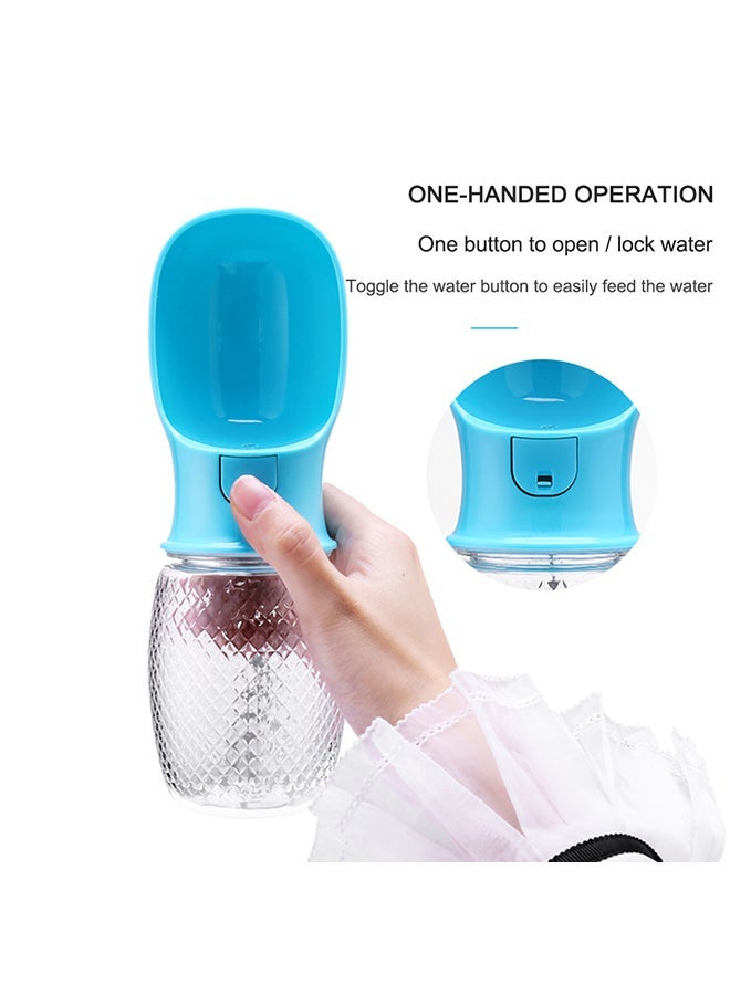 Generic Travel Pet Water Bottle Blue/Clear 200grams  - Image 2