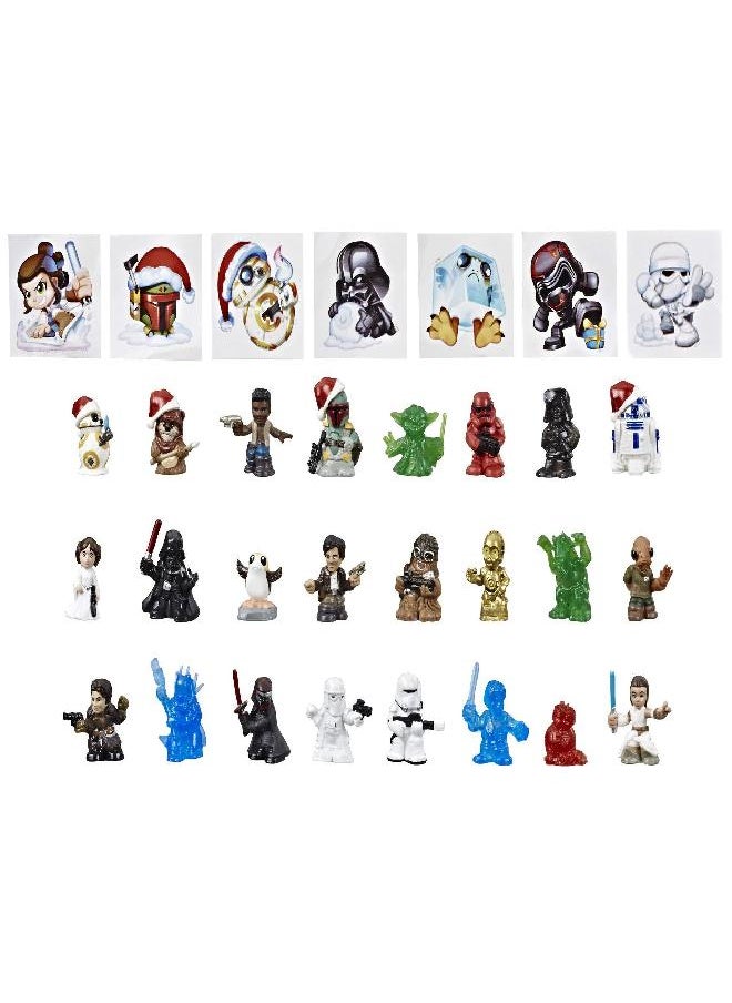 STAR WARS - STAR WARS Micro Force Advent Calendar Holiday Display with 24 Collectible Surprise Mini Figures and 7, Kids Ages 4 and Up - Image 1