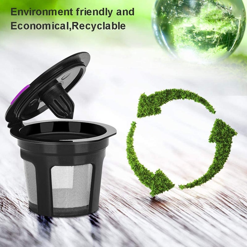 6 Pack Reusable K Cups For Keurig, Reusable K CUP Coffee Filter Refillable Single K CUP for Keurig 2.0 1.0 BPA - Image 5