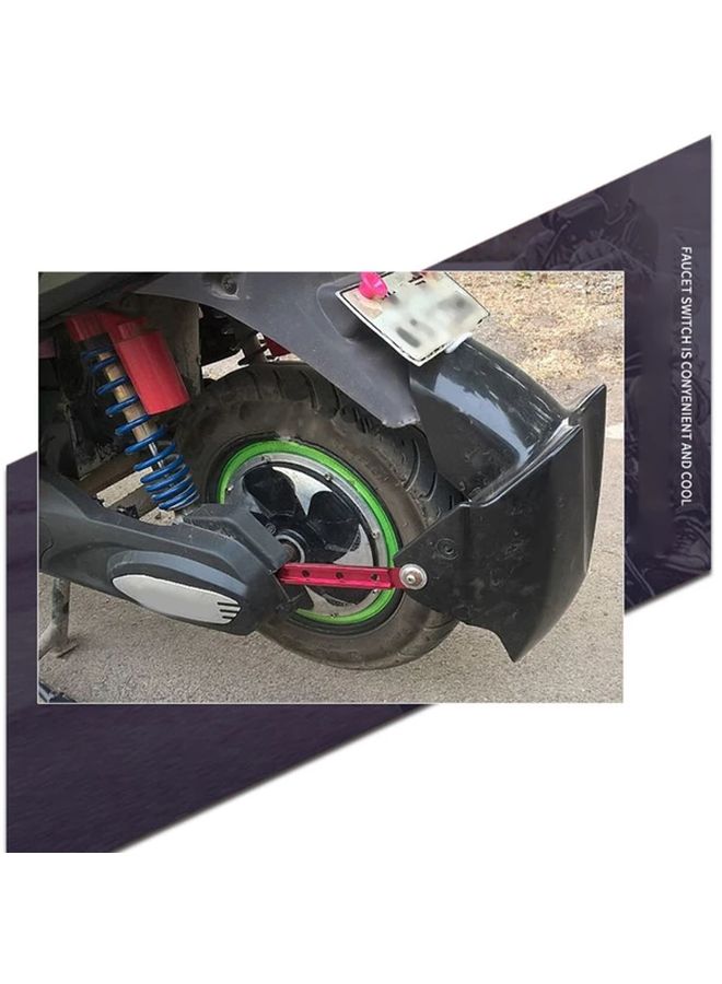 Universal Motorcycle Headlight Mount Holder Red Adjustable Rearview Mirror Lamp Bracket - Image 5