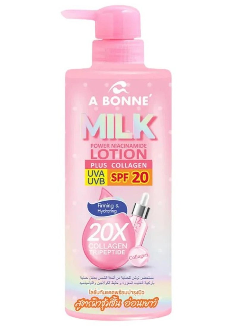 A Bonne' - Milk Power Niacinamide Lotion SPF 20 - 500ml - Image 1