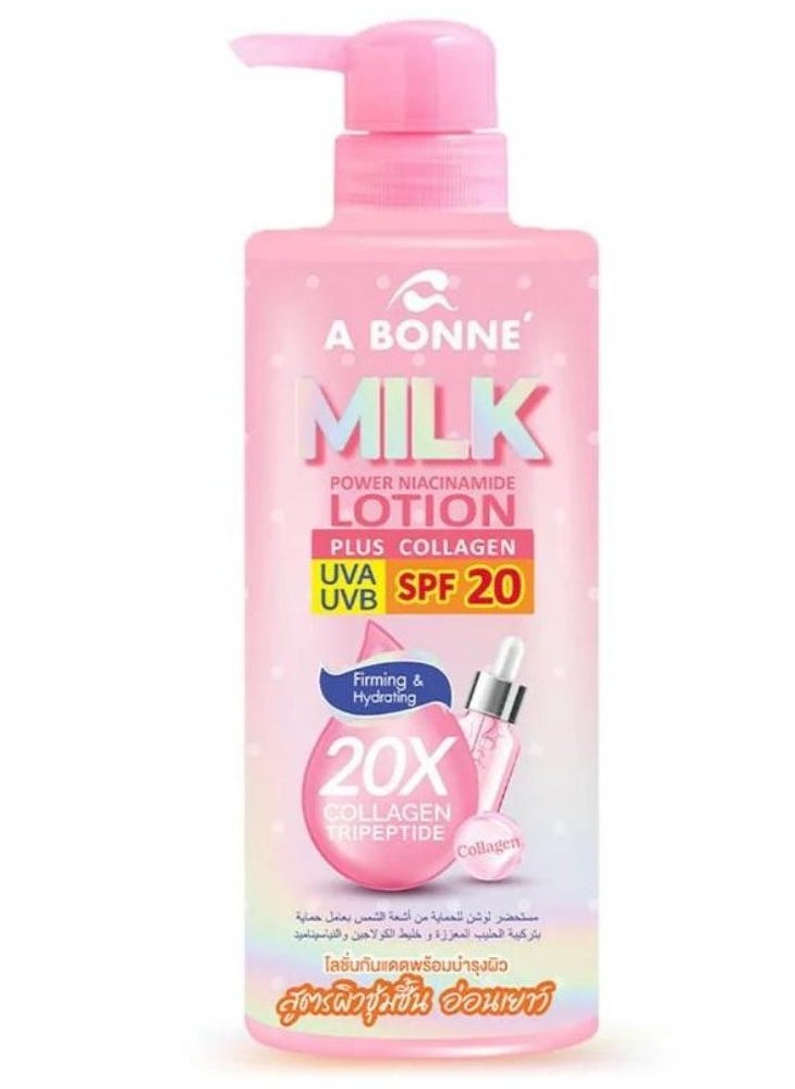 A Bonne' - Milk Power Niacinamide Lotion SPF 20 - 500ml - Image 1