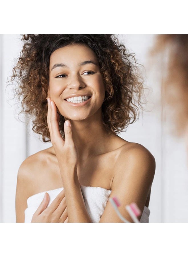 VERTEX Facial Razor Hair Removal - Dermaplaning Tool Peach Fuzz Remover Trimmer Women Remove Fine Hair Blue Eyebrow Razors Dermaplane Face Shavers Exfoliating Sensitive Skin Travel Essential - Image 3