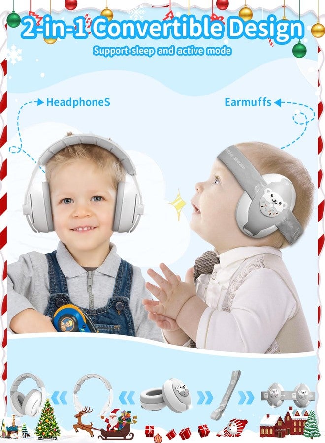 ONITOON Baby Ear Muffs, 2-in-1 Baby Noise Canceling Headphone, Hearing Protection for Babies 0-48 Months, Adjustable Headband - Image 3