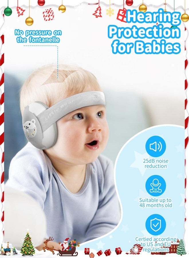 ONITOON Baby Ear Muffs, 2-in-1 Baby Noise Canceling Headphone, Hearing Protection for Babies 0-48 Months, Adjustable Headband - Image 2