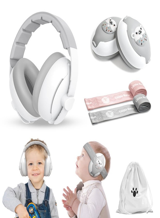 ONITOON Baby Ear Muffs, 2-in-1 Baby Noise Canceling Headphone, Hearing Protection for Babies 0-48 Months, Adjustable Headband - Image 1