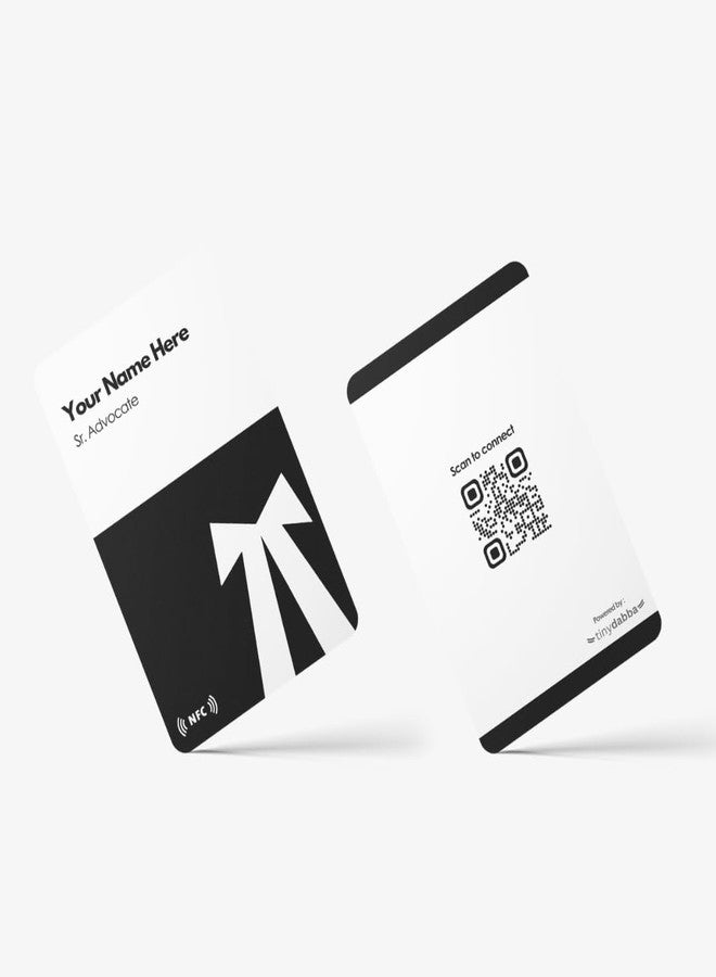 tinydabba NFC & QR-Enabled Business Card | Smart Digital Visiting Card for Instant Contact Sharing | Lifetime Free | Dashboard Access (Lawyer) - Image 2