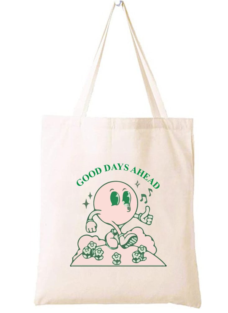 PRINTSHOP4ME Earth Hour Tote Bag-Cotton Canvas,Reusable-Perfect For School,Travel And Birthday Gift-Eco-Friendly Canvas Cotton Tote Bag For Women-Earth Day Gift  - Image 1