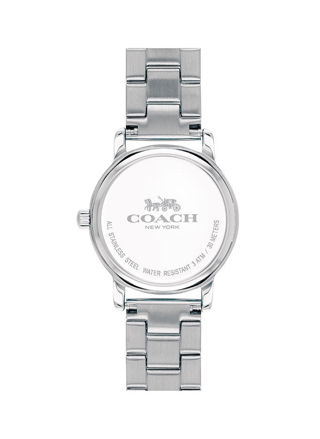 COACH ساعة يد تناظرية من الفولاذ المقاوم للصدأ 14502975  - Image 2