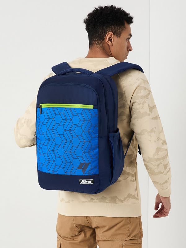 Torq Polyester Backpack for Men & Women | School Backpack | College Backpack | Casual Backpack | 45L Posidn_Blue - Image 2