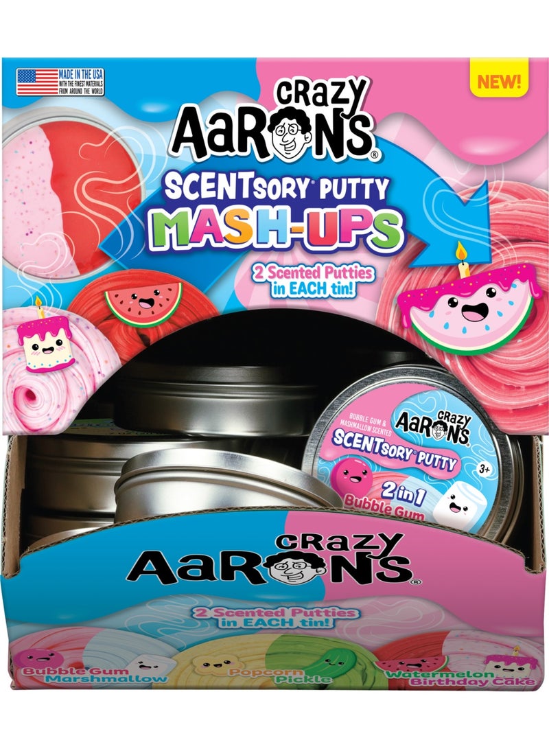 Crazy Aaron's Puttyworld 30 Count Scentsory Duo Mash-Ups 
Tin Assortment/   ITEM-810066957435  / BOX-810066957497 - Image 2