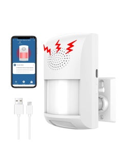 Y&D Upgraded Smart WiFi Motion Sensor Detector Alarm Indoor with Siren, Phone App, Alert History, Scheduled Working Times - Infrared for Home Garage, Only Support 2.4G  - Image 1