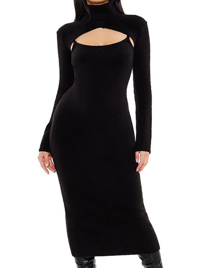 FOREVER 21 Sweater Midi Dress & Bolero Set - Image 2
