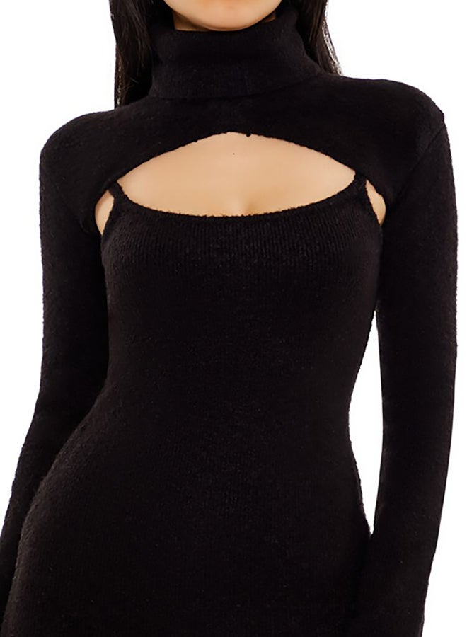 FOREVER 21 Sweater Midi Dress & Bolero Set - Image 5
