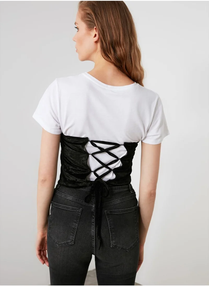 trendyol Lace Up Detail Bustier