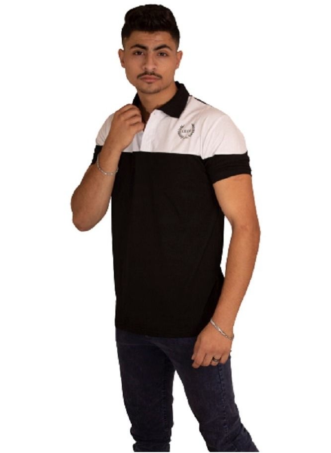 lecoo - Men's summer cotton T-shirt - half sleeves - Image 1