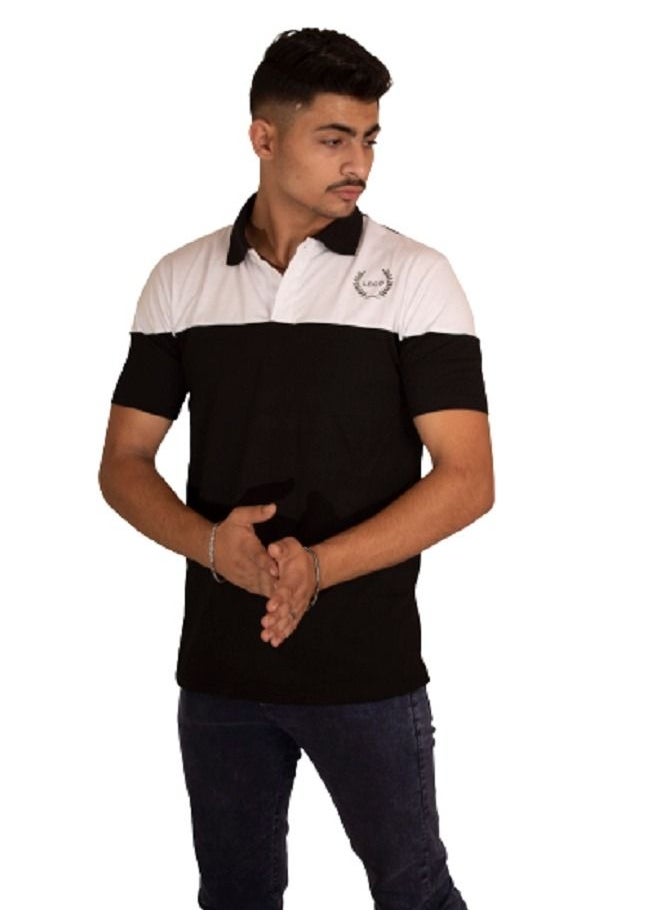 lecoo - Men's summer cotton T-shirt - half sleeves - Image 1