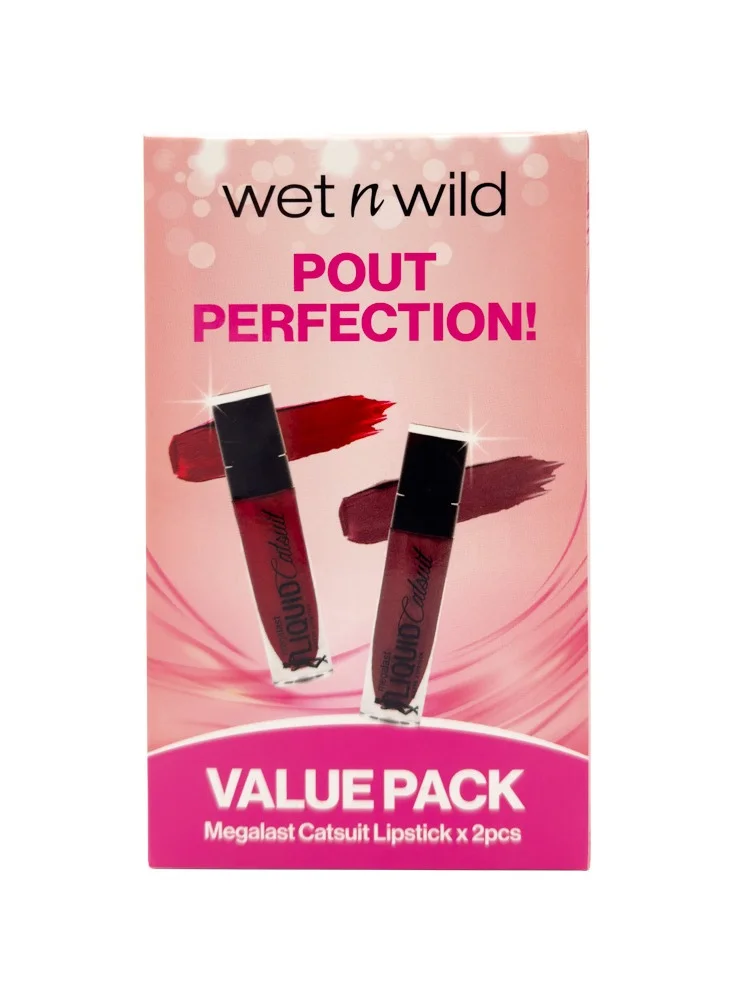 ويت اند وايلد Megalast Catsuit Lipstick 2PC Value Pack