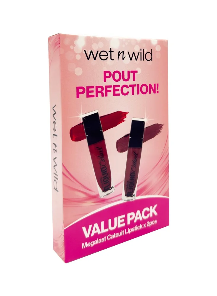 ويت اند وايلد Megalast Catsuit Lipstick 2PC Value Pack