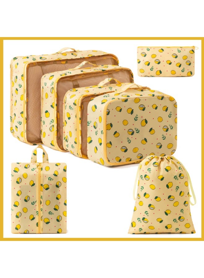 7-Piece Travel Packing Cube Set – Durable Luggage Organizers with Heavy-Duty Zippers for Clothes, Shoes, Toiletries & Essentials – Multi-Size Travel Storage Bags for Suitcases, Home, Gym & Business Trips – Ideal Gift for Men & Women - Image 1