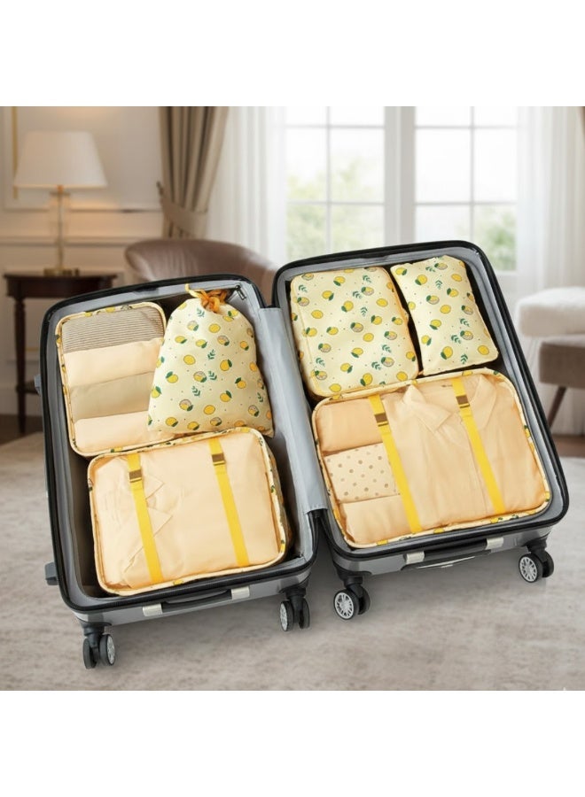 7-Piece Travel Packing Cube Set – Durable Luggage Organizers with Heavy-Duty Zippers for Clothes, Shoes, Toiletries & Essentials – Multi-Size Travel Storage Bags for Suitcases, Home, Gym & Business Trips – Ideal Gift for Men & Women - Image 2