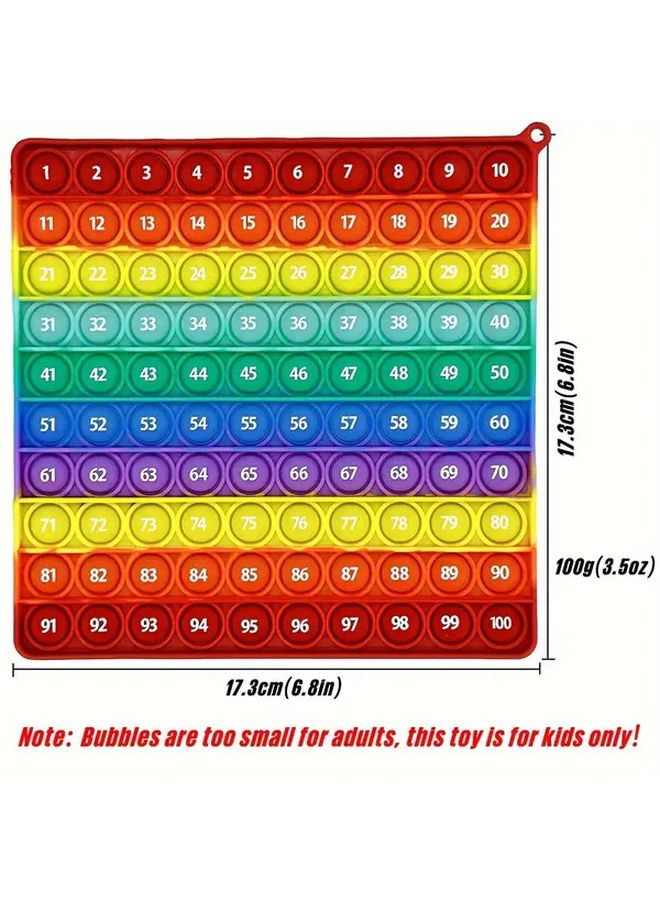 Legendstar 1 100 Numbers Math Board Game With Counting Blocks Educational Kids - Image 3