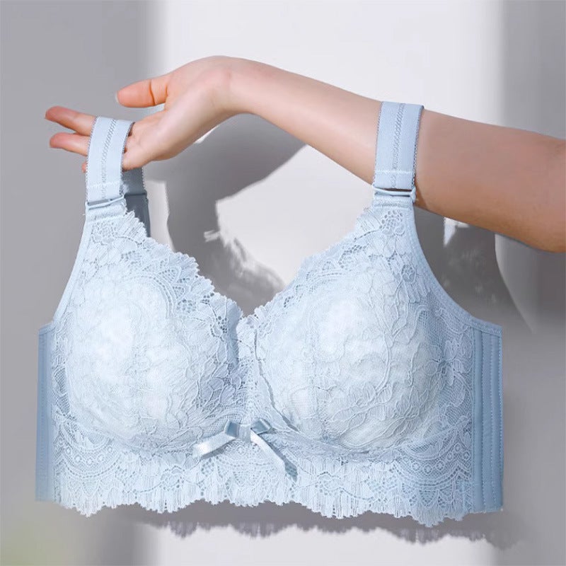 231027 Adjustable Tube Top Large Chest Slimming Underwear Breast Gathering Full Cup Soft Steel Ring Underwear - Image 3