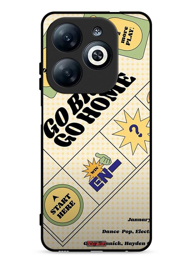 Tolwak Infinix Smart 8 4G Protective Case Cover Go Big Or Go Home - Image 1