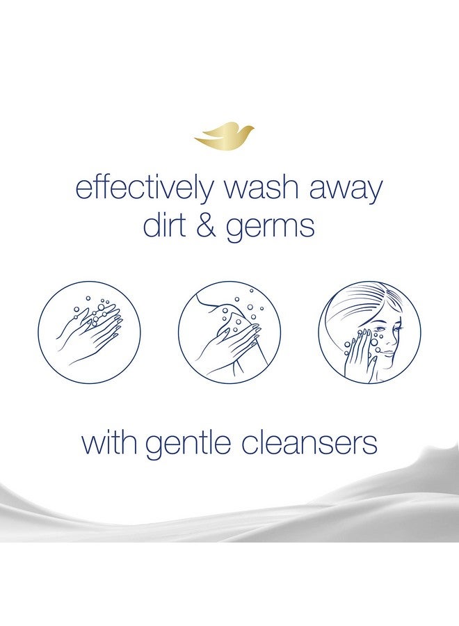 دوف صابون دوف بيوتي بار منظف لطيف ومرطب للبشرة للعناية بالبشرة الناعمة واللطيفة، مصنوع أصليًا من ربع كريم مرطب، 3.75 أونصة، 14 صابونة - Image 4