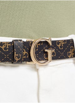 GUESS Logo Detailed None Allocated Hole  Belt  - Image 4
